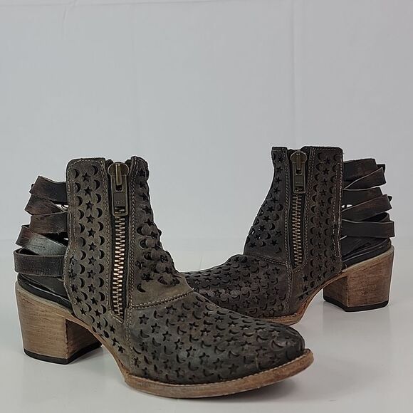 Freebird By Steven Dahlia Leather Women's Ankle Boots - Picture 4 of 12